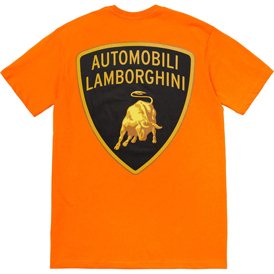 supreme automobili lamborghini tee