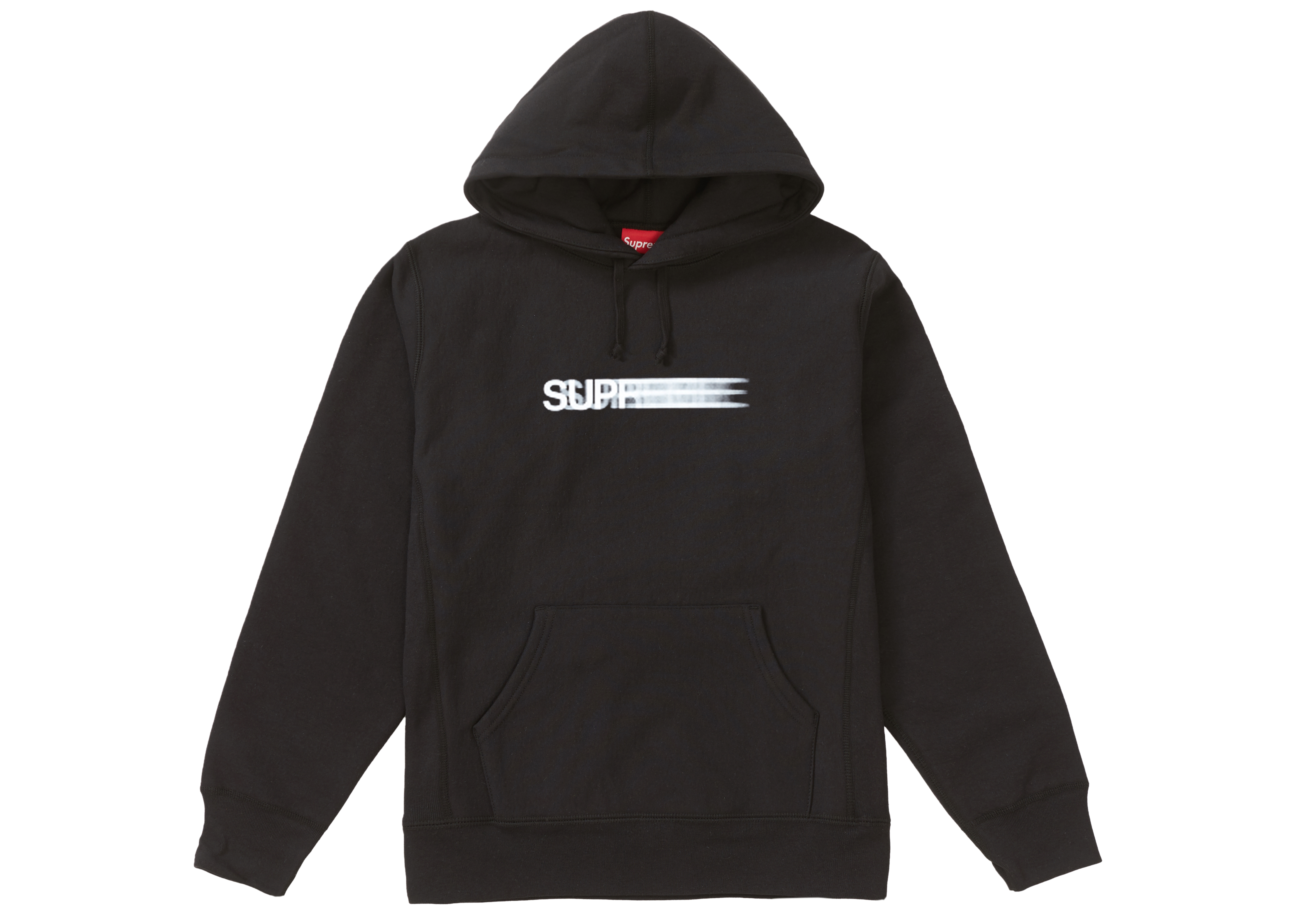 Supreme Motion Logo Hooded Sweatshirt Black - Novelship