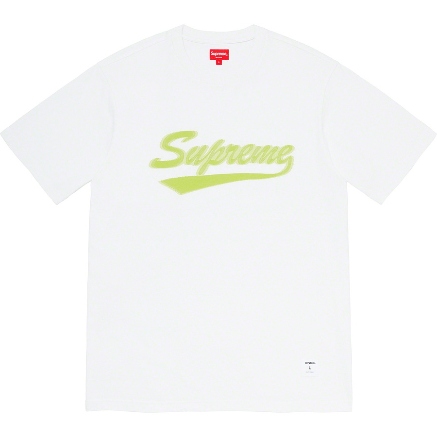 supreme intarsia script tee