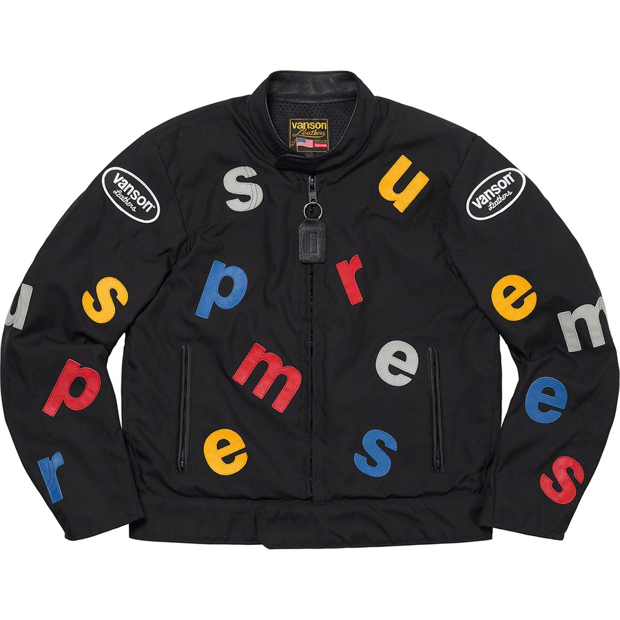 supreme big letter track jacket dark orange