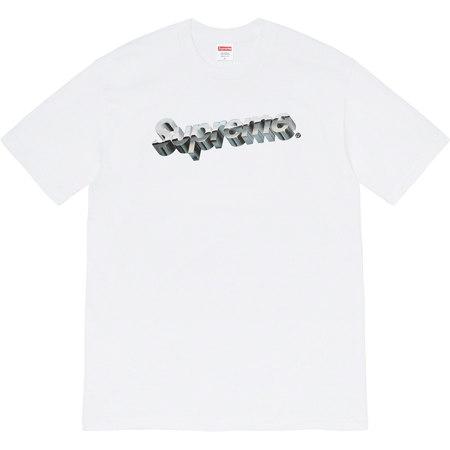 supreme chrome tee red