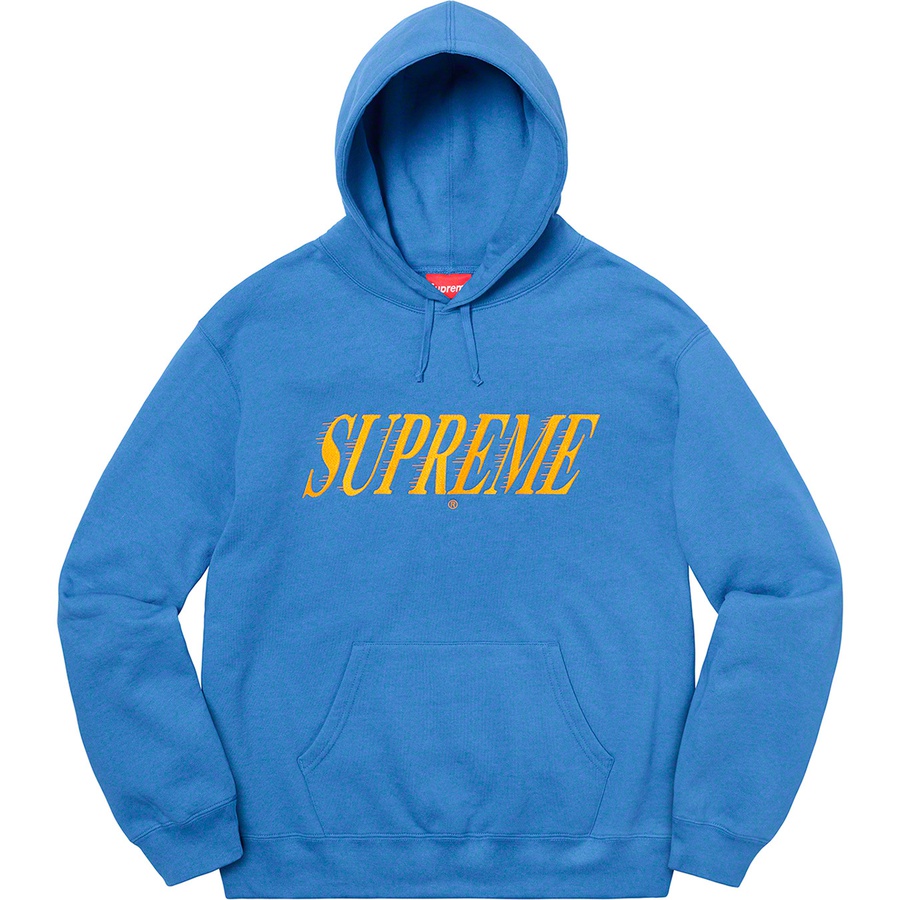 supreme crossover hooded sweatshirt pale royal