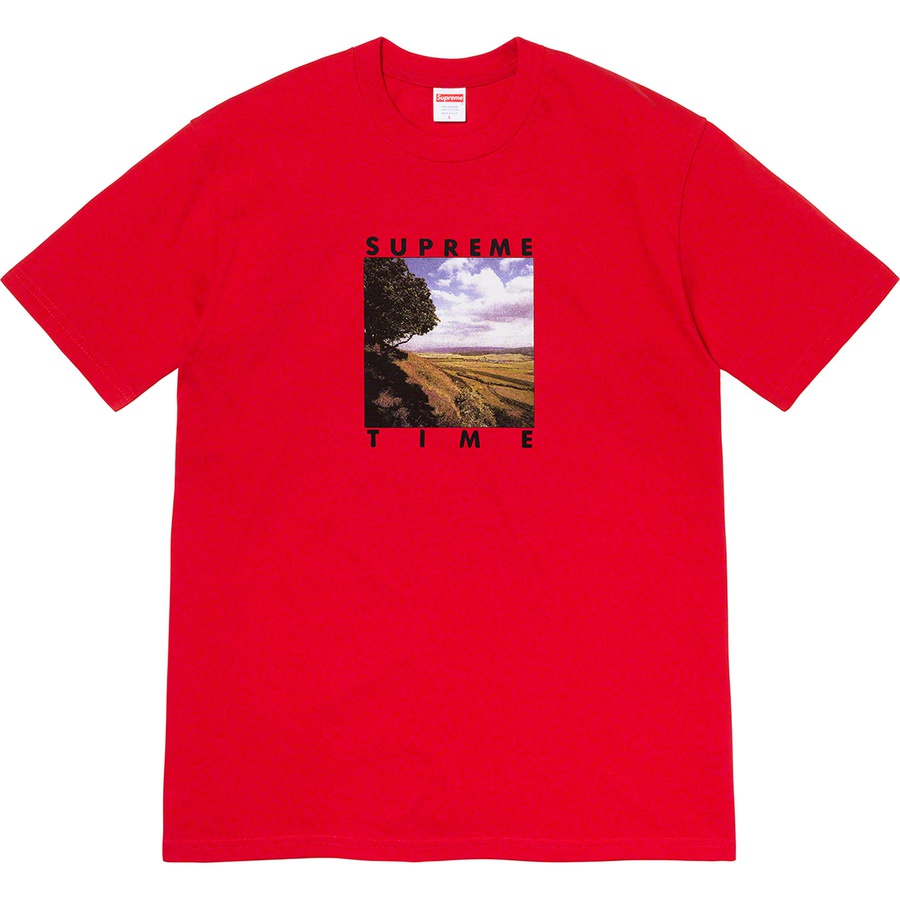 red supreme shirt