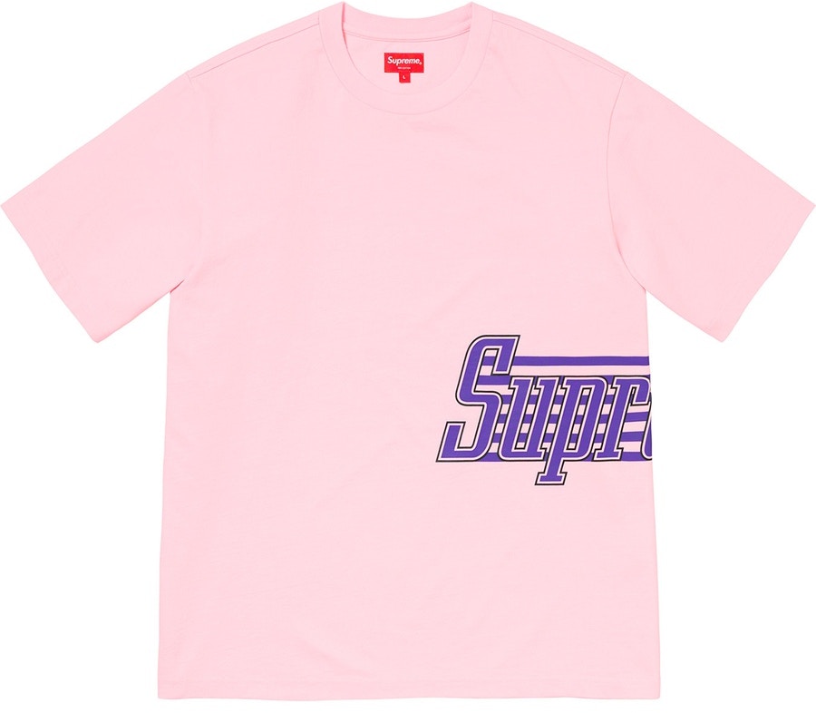 Supreme Side Logo S/S Top Pink - Novelship