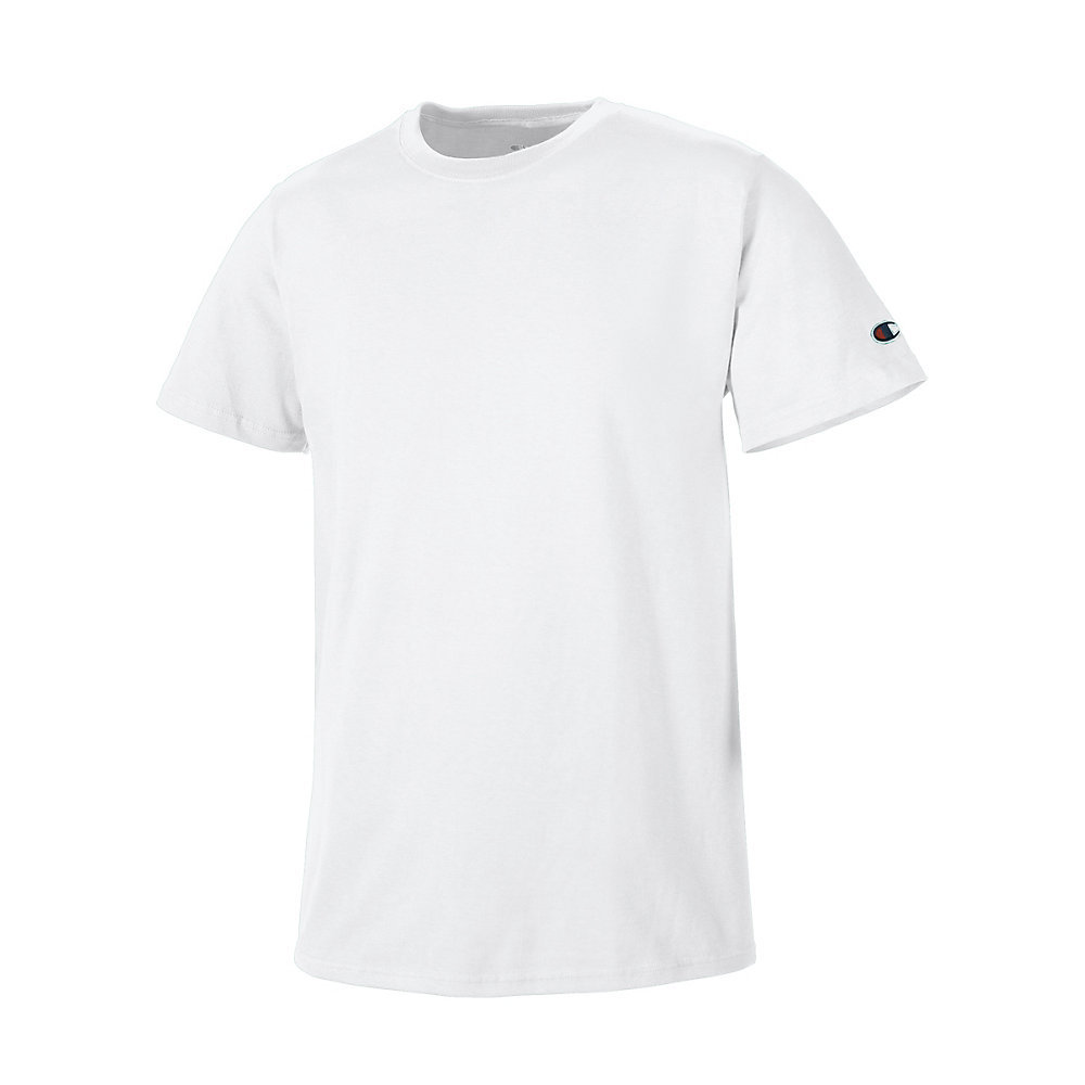 white champion tee