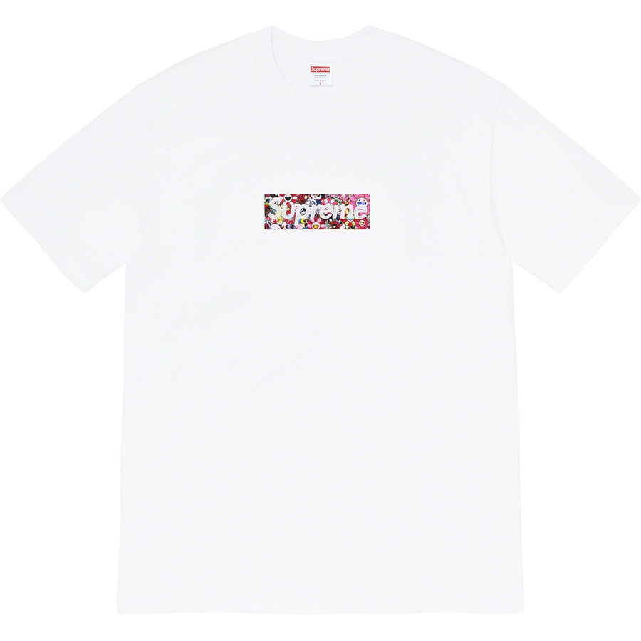 supreme box logo red on white