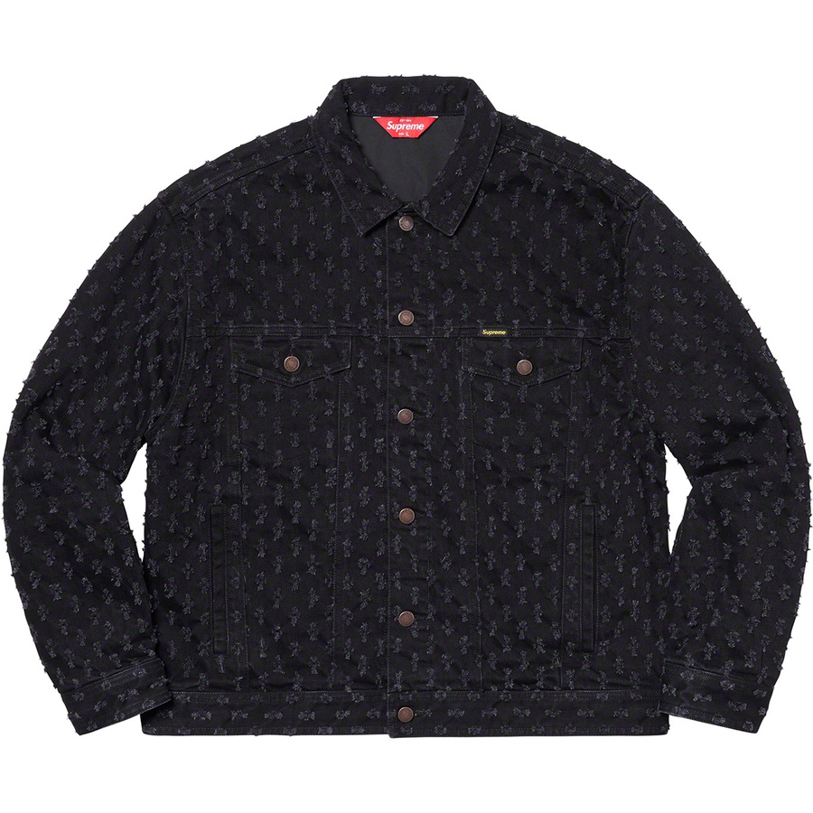 supreme denim jacket black