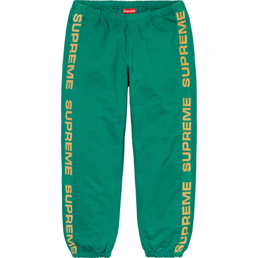 supreme metallic rib sweatpant