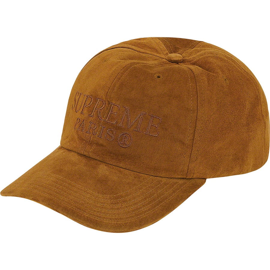 supreme suede 6 panel hat