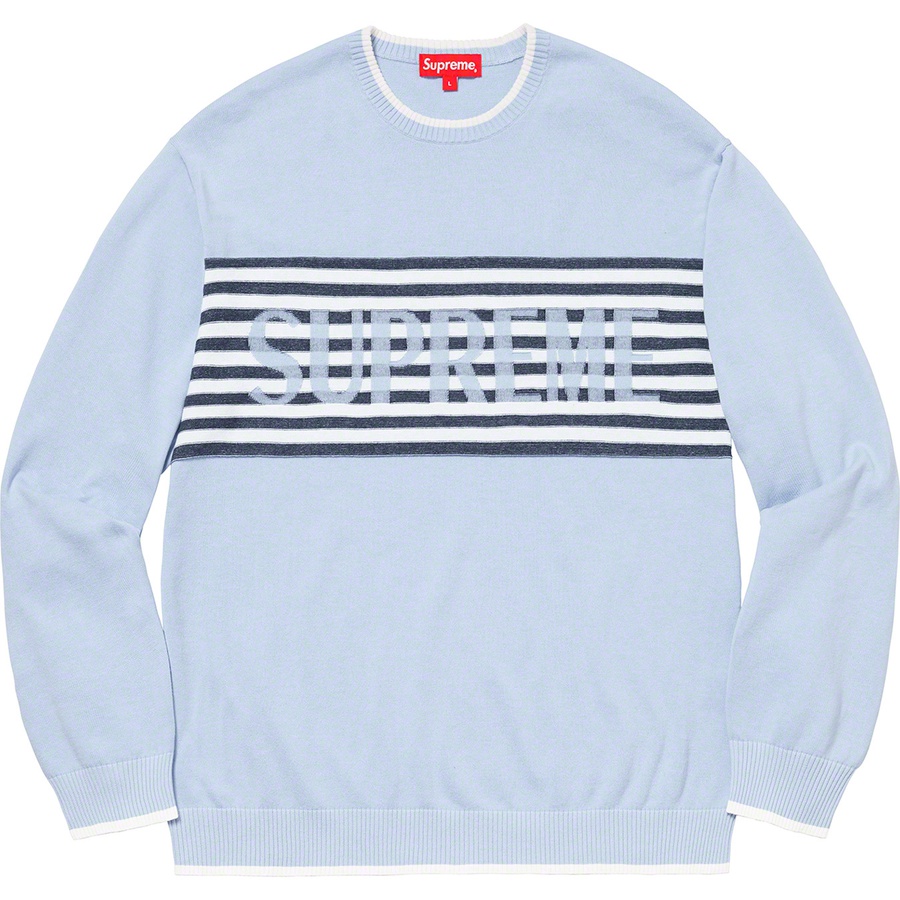 supreme stripe sweater