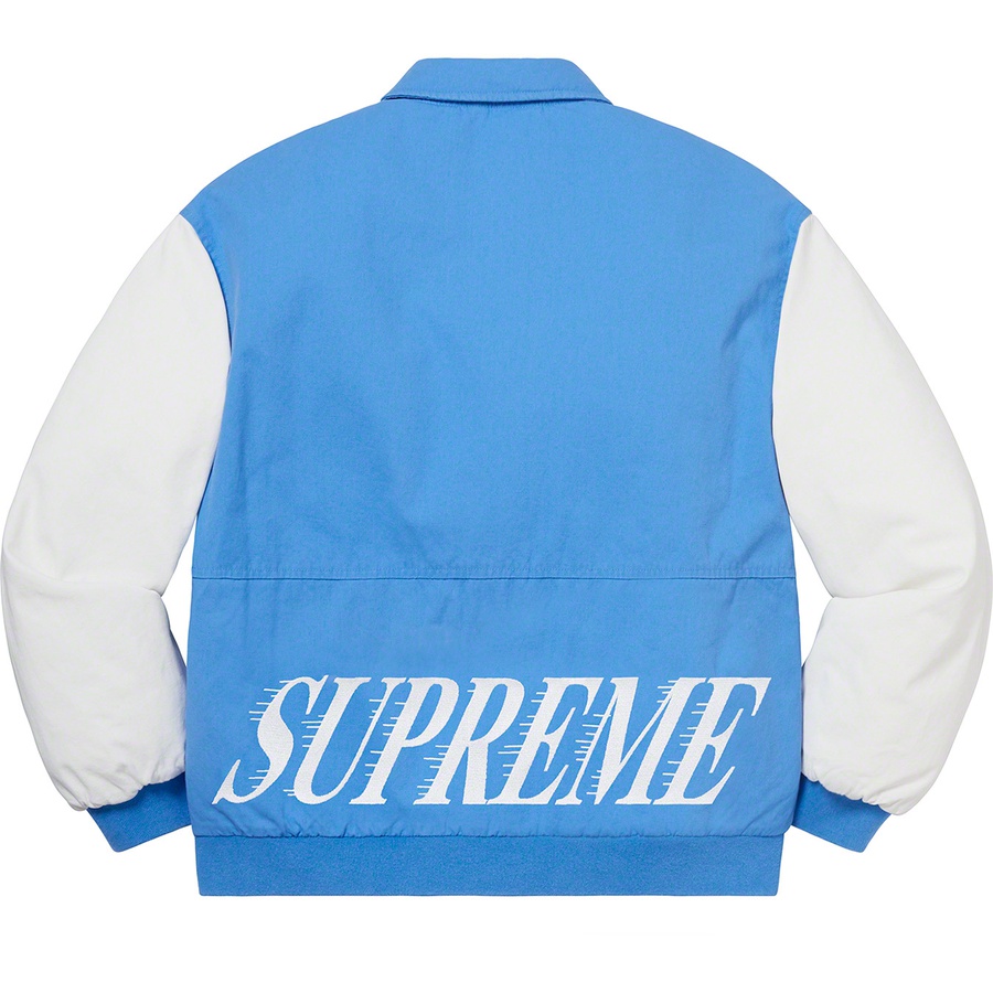 light blue supreme jacket