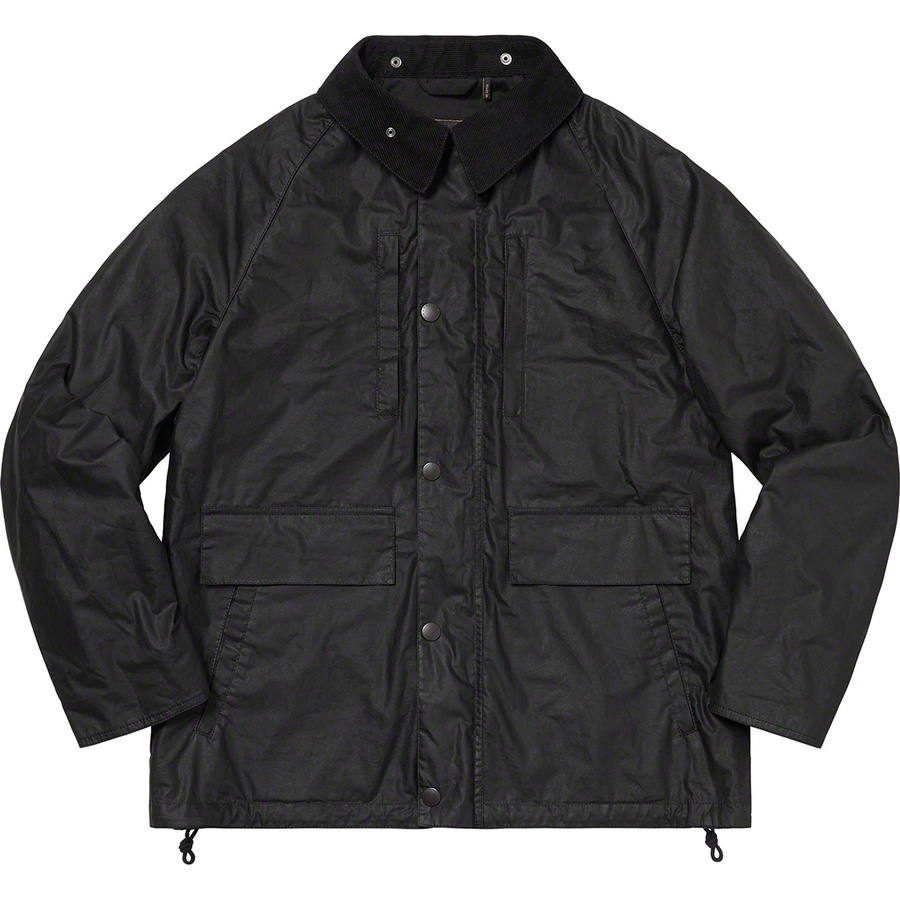 barbour lightweight waxed cotton field jacket