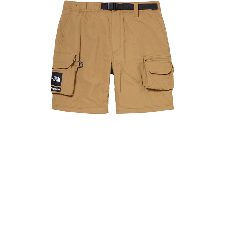 gold cargo shorts