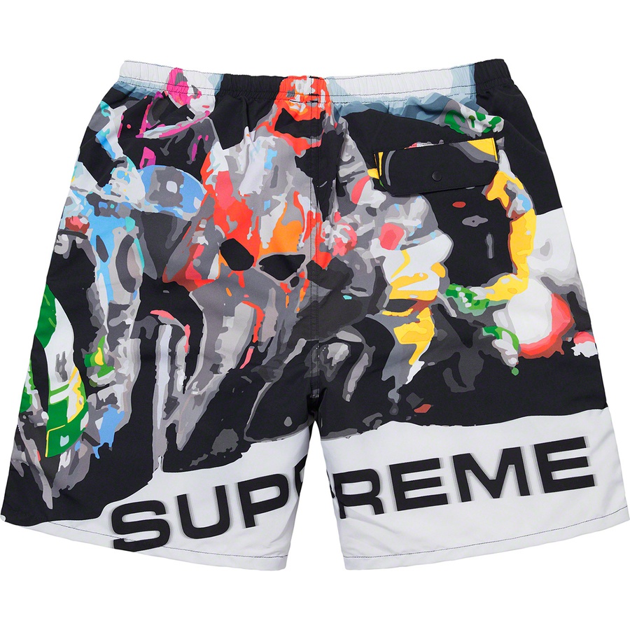 supreme racing water shorts