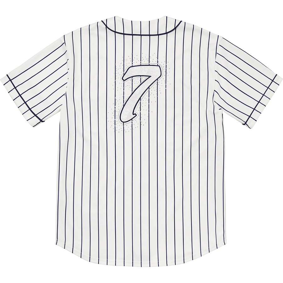 Supreme Rhinestone Baseball Jersey 