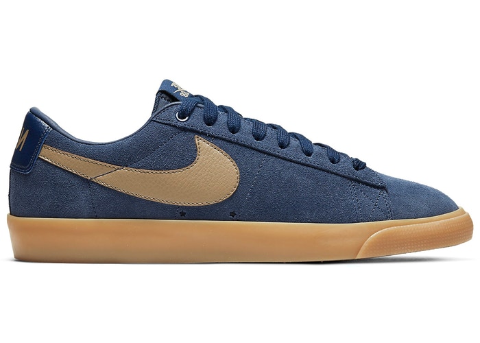 nike sb blazer low navy gum