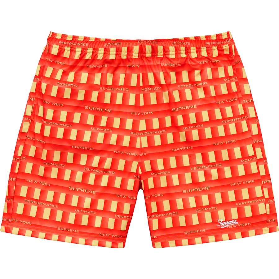 orange supreme shorts