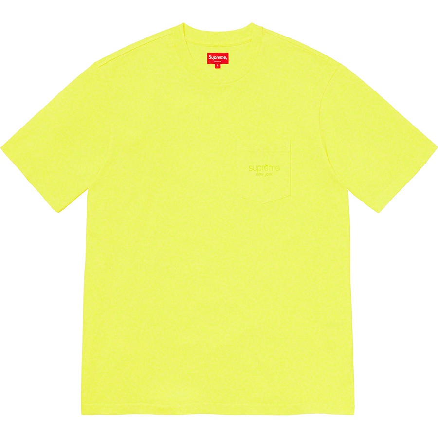 supreme overdyed pocket tee