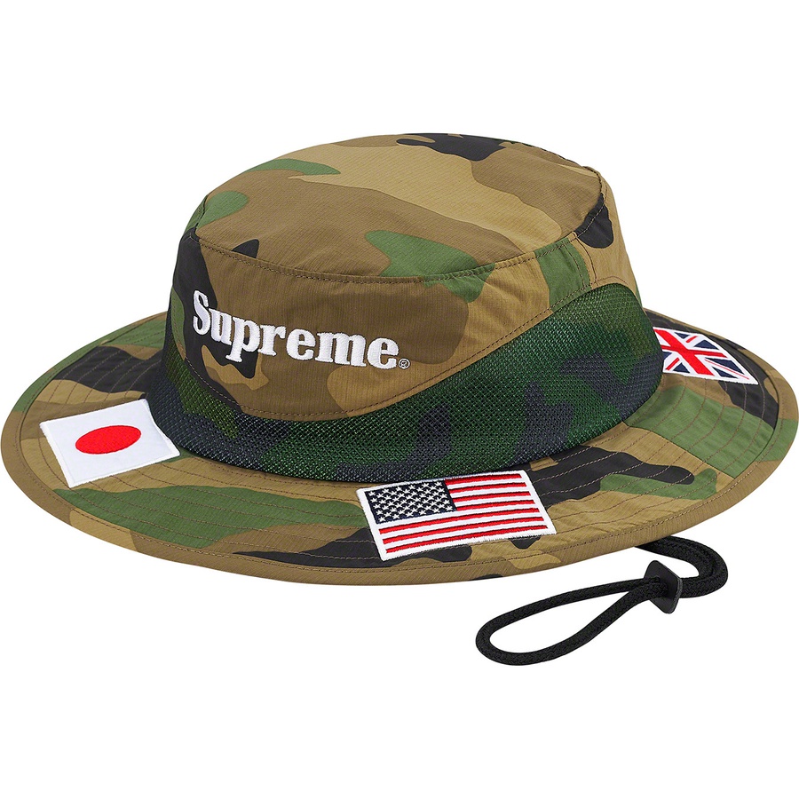 supreme flags boonie black