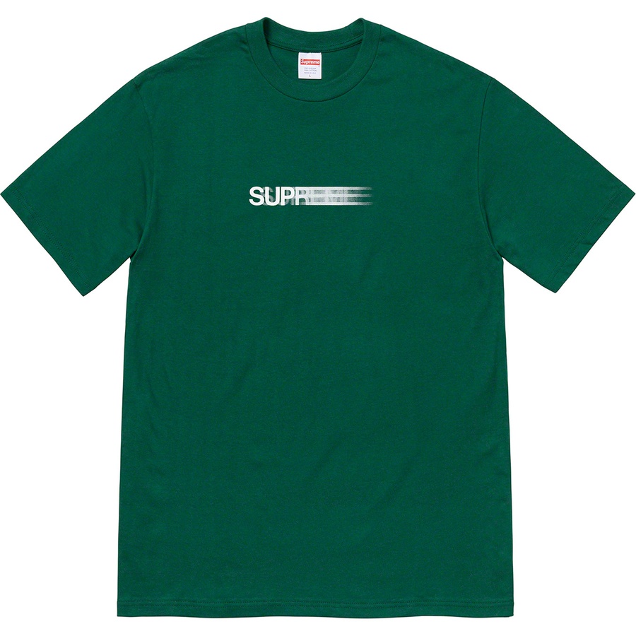 supreme motion logo tee purple