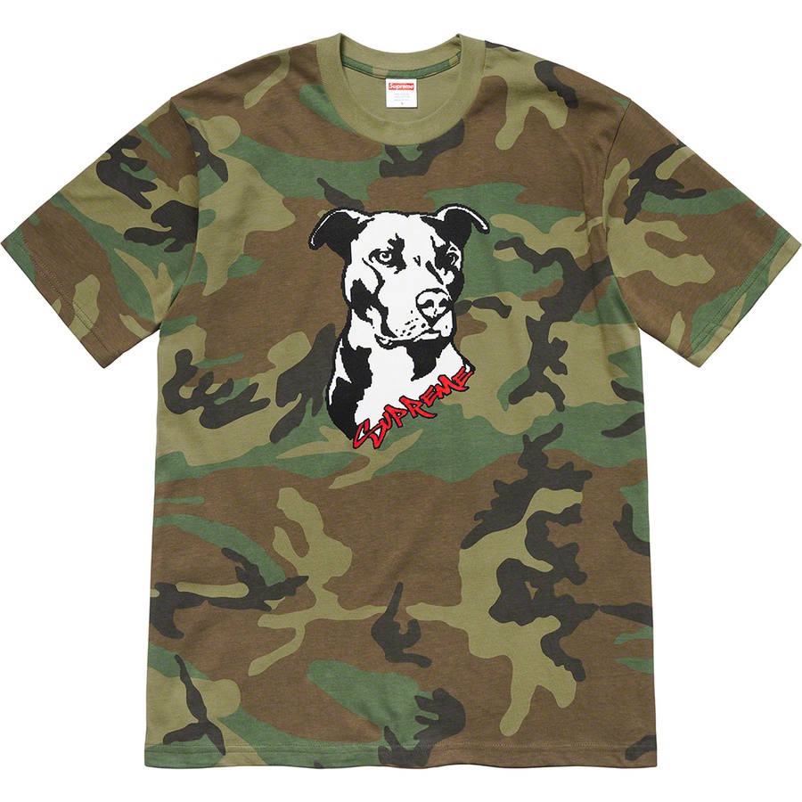 supreme pitbull tee camo