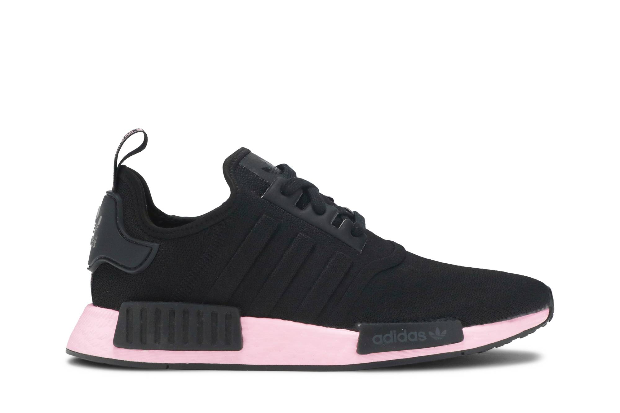 adidas nmd black true pink