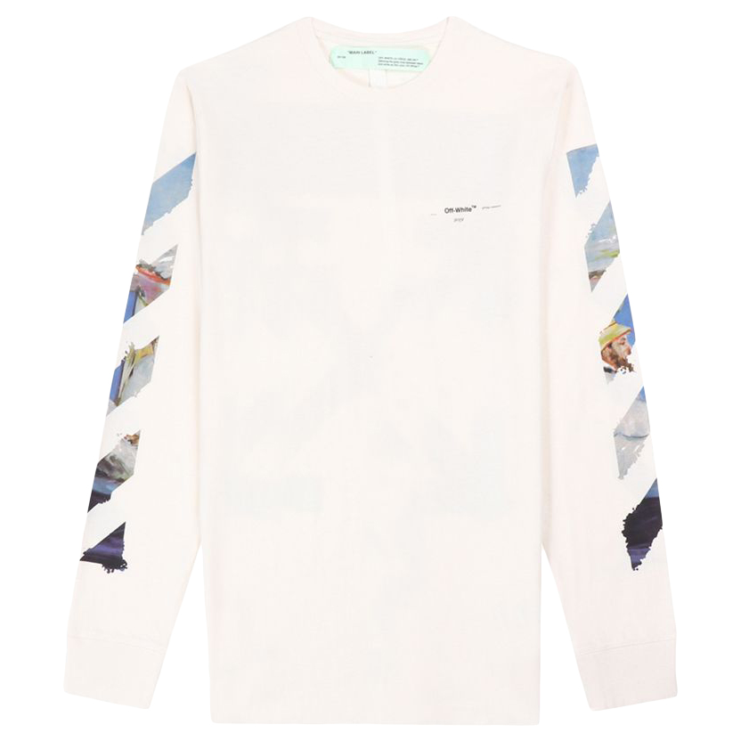 off white multicolor tee