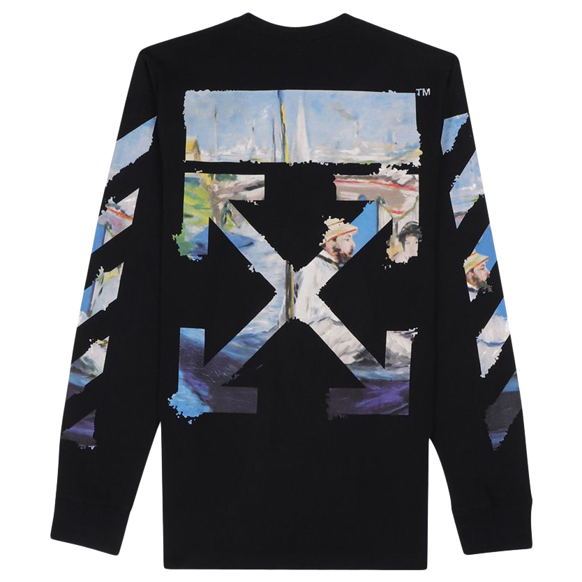 off white multicolor tee