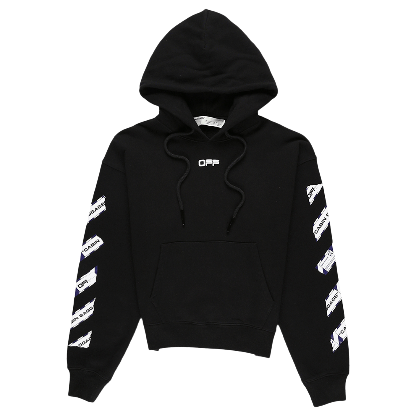 off white hoodie black