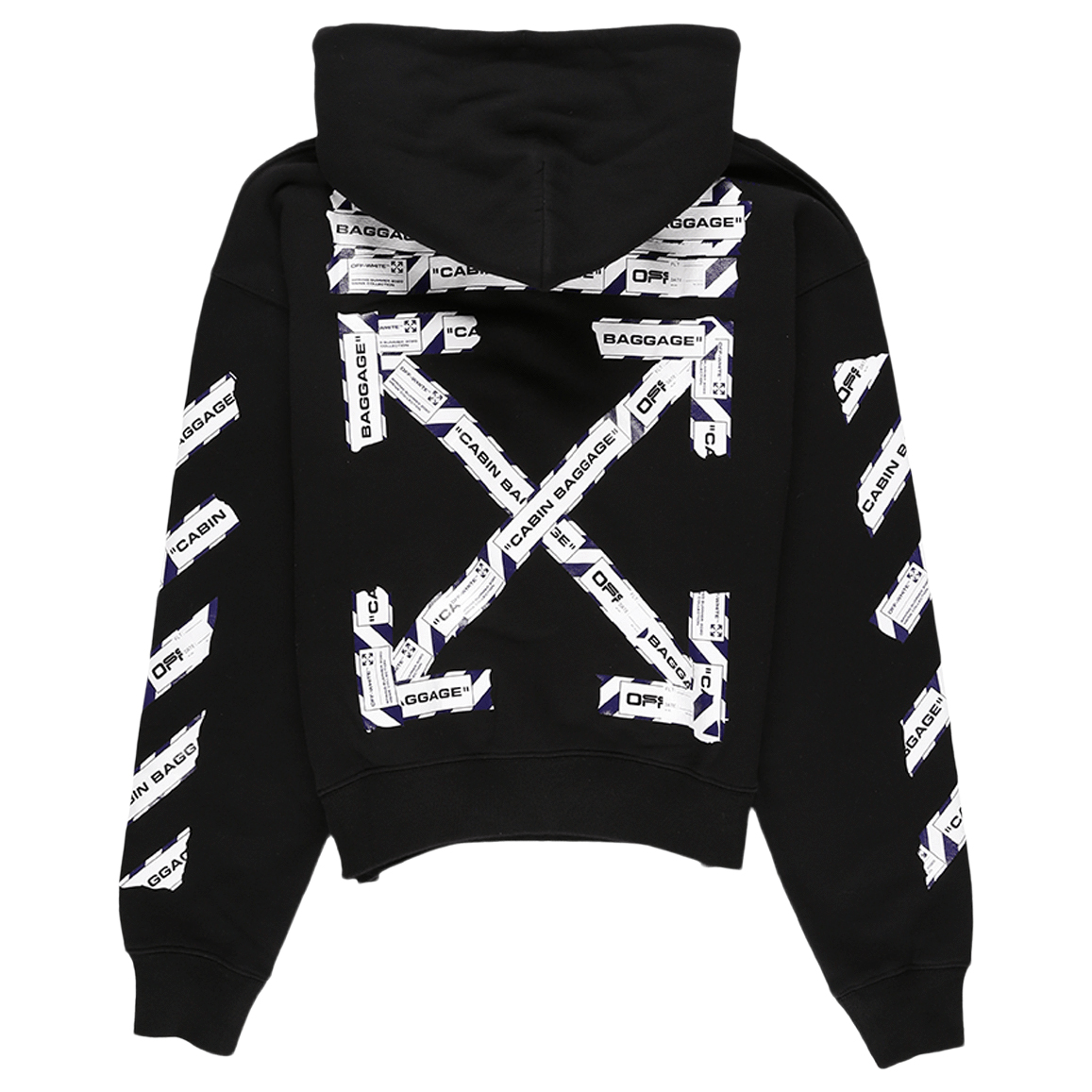 モール福祉 - OFF-WHITE Airport Tape Zip Up Hoodie - 公式 激安販売