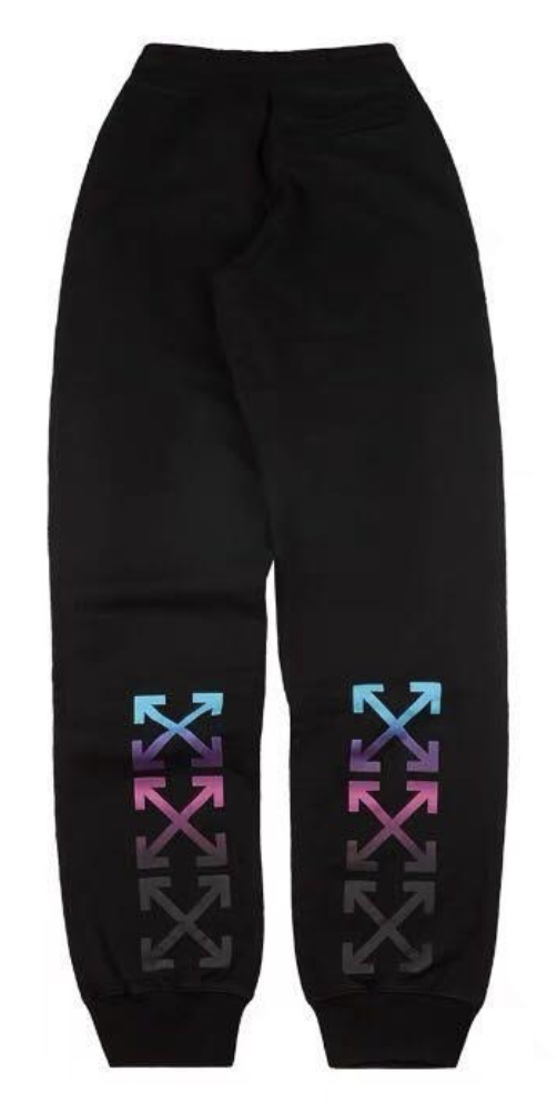 off white gradient sweatpants