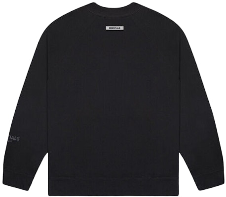 fear god slate silicon crewneck applique limo essentials stretch dark 3d sweatshirts