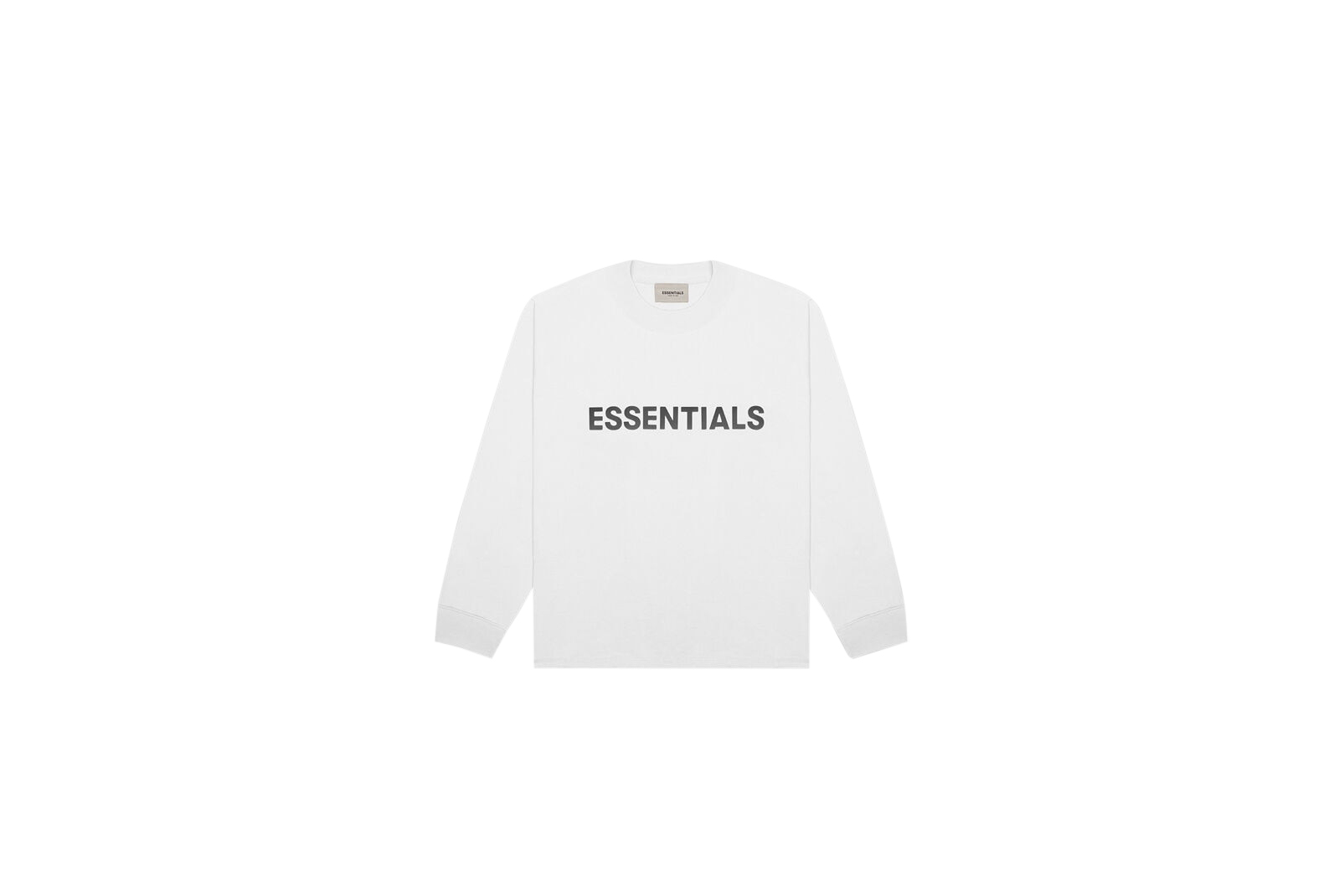 Fear of God ESSENTIALS 3D Silicon Applique Boxy Long Sleeve T 