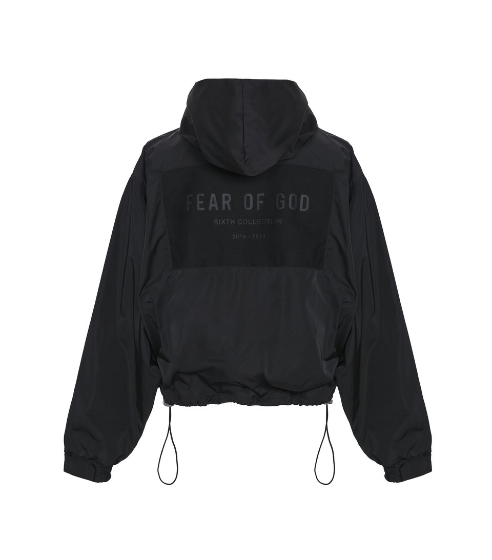 fear of god nylon full zip hoodie