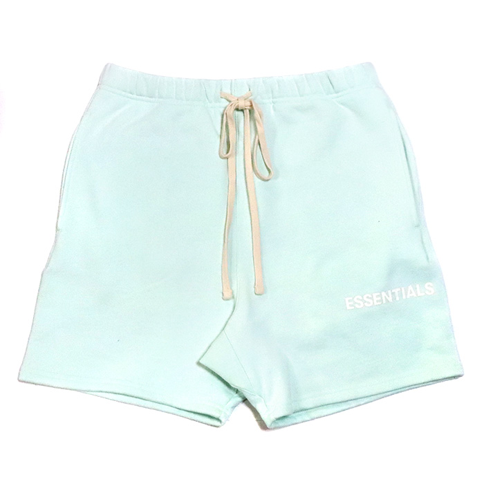 fear of god essentials graphic sweat shorts