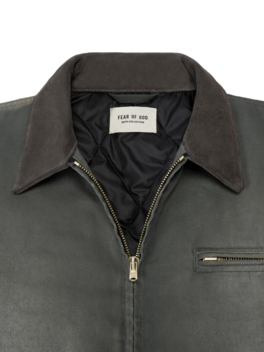 fear of god canvas work jacket