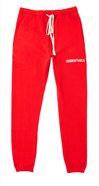 fear of god essentials graphic sweatpants