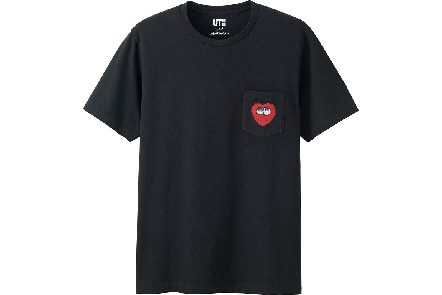 KAWS x Uniqlo Heart Pocket Tee (US 