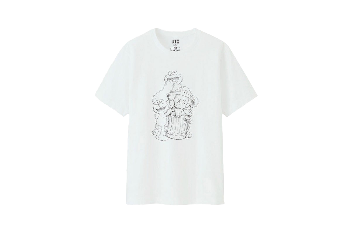 kaws white shirt