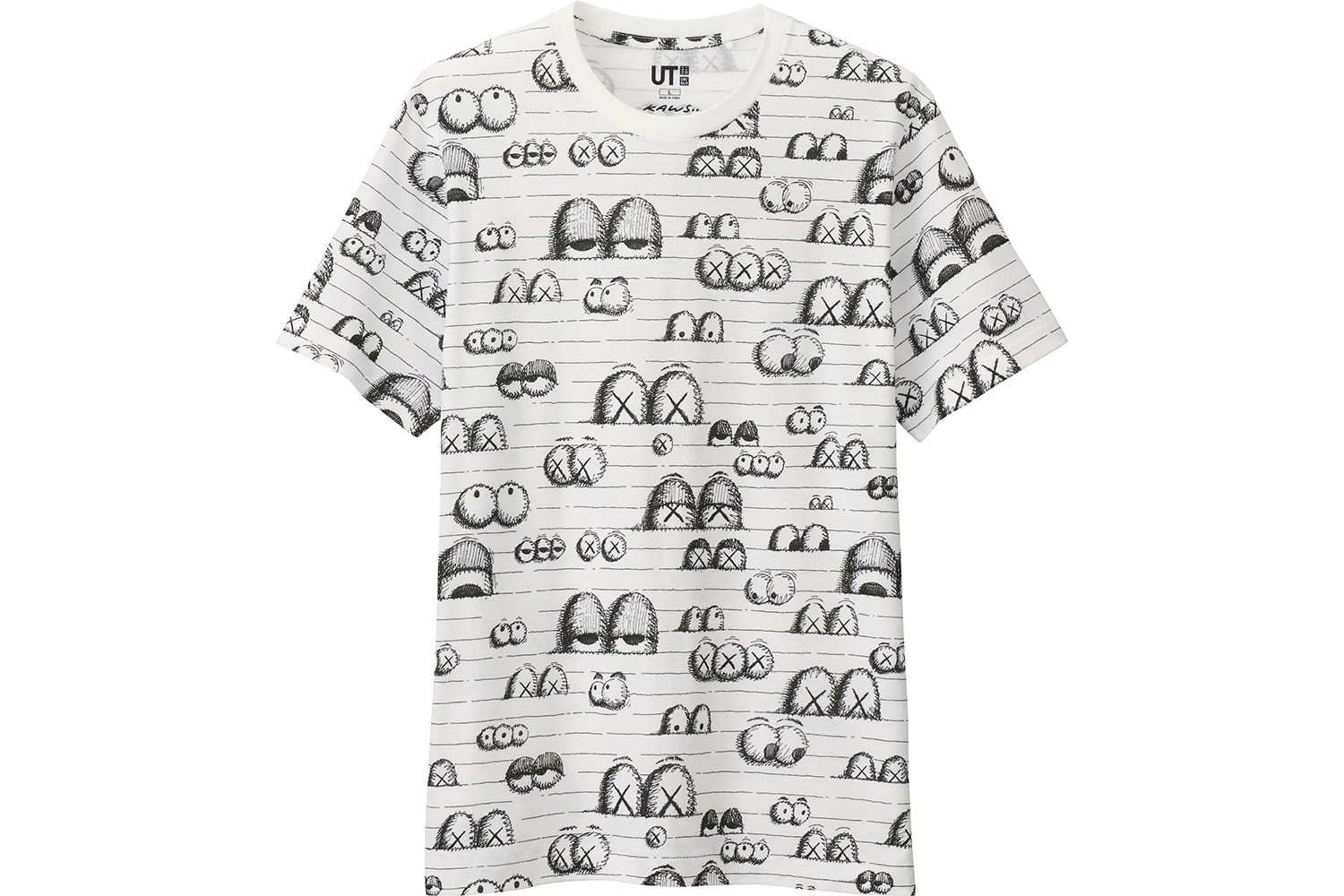 KAWS x Uniqlo All Over Eyes Tee (US 