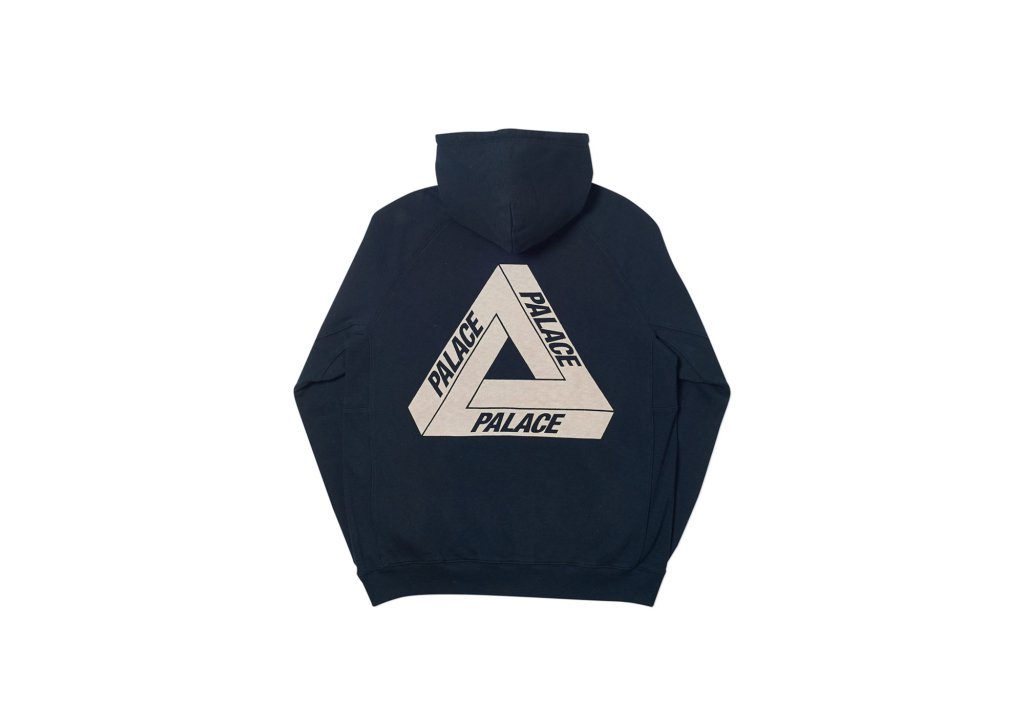 palace slub hood black