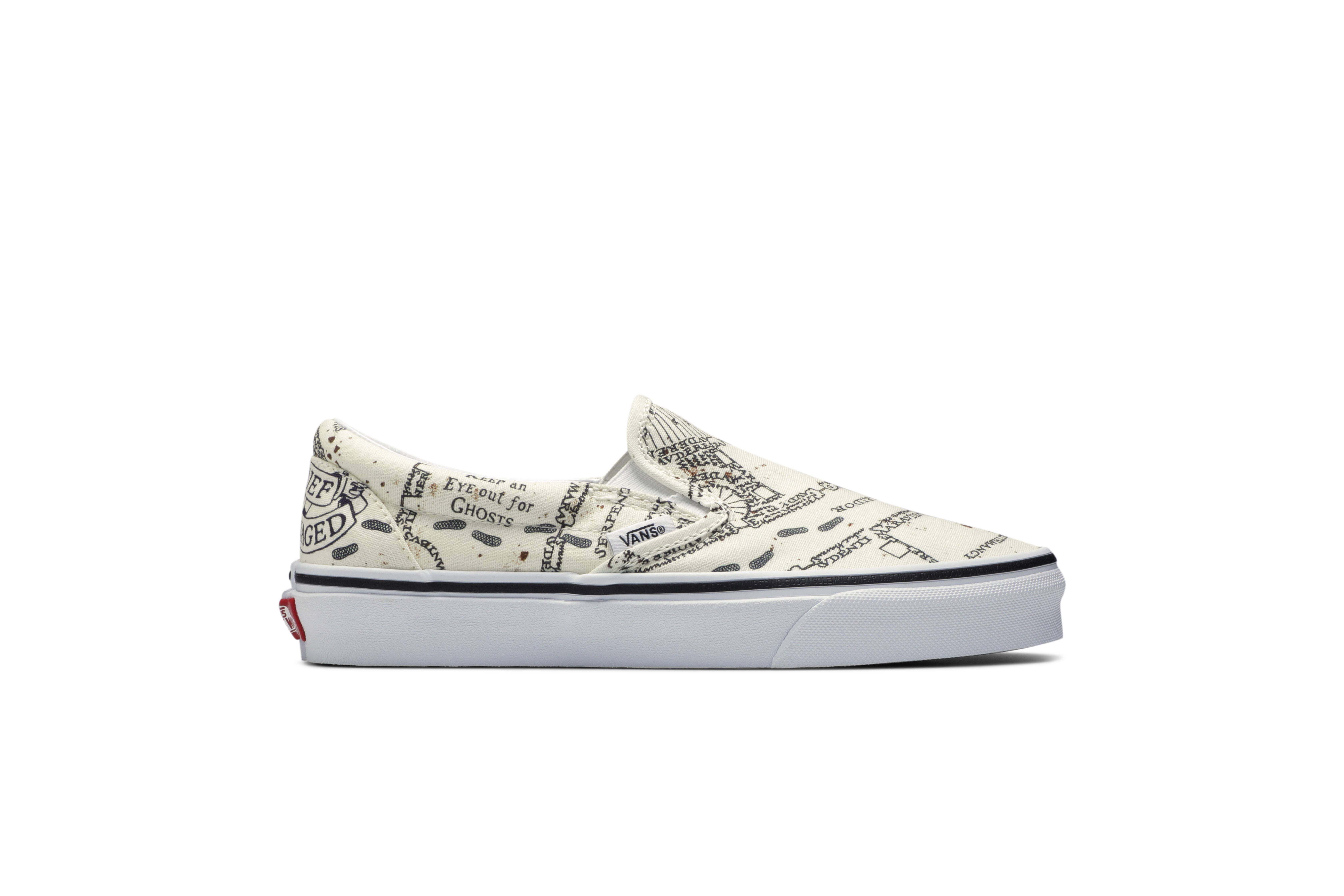 marauders map slip on vans