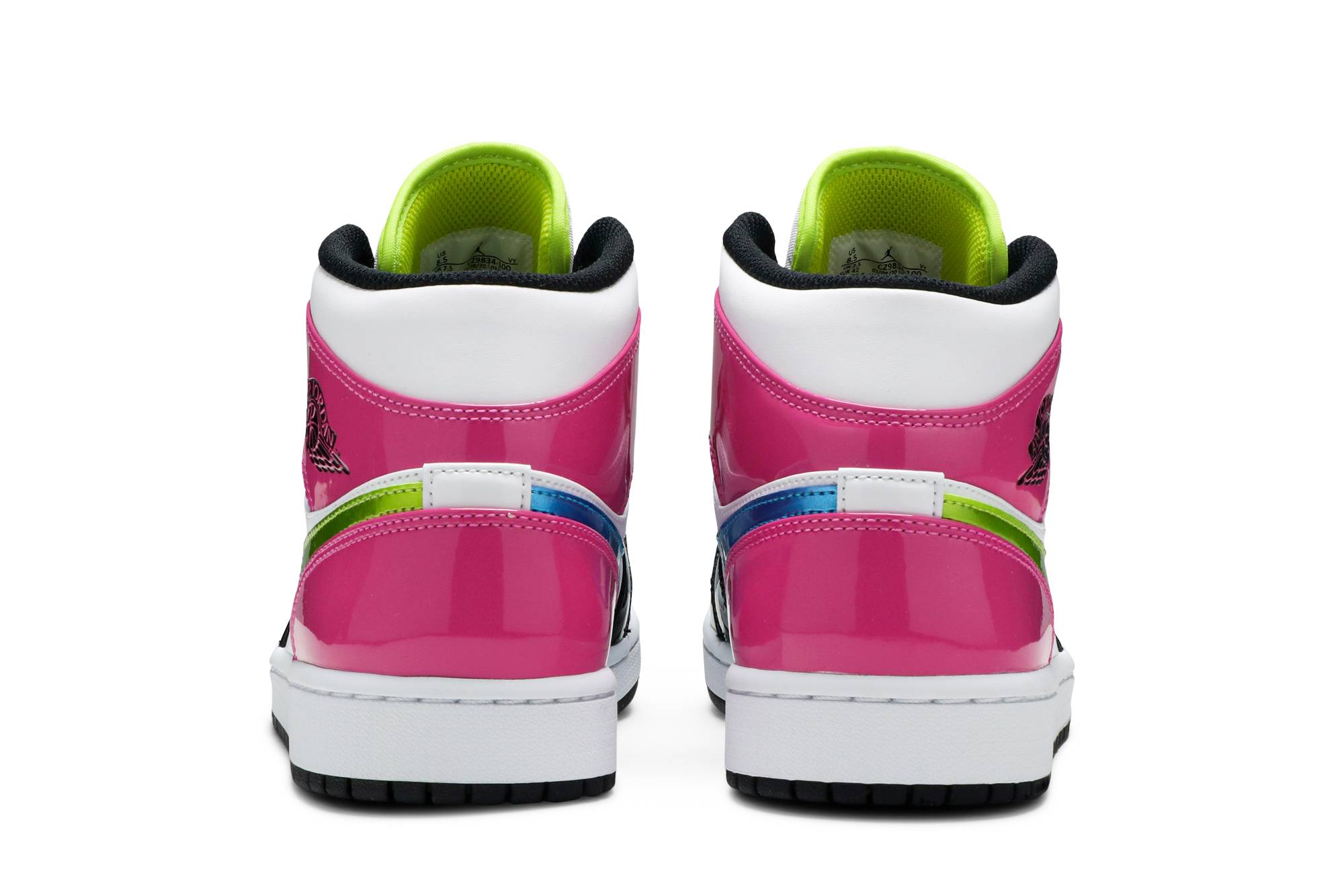 jordan 1 mid cyber active fuchsia