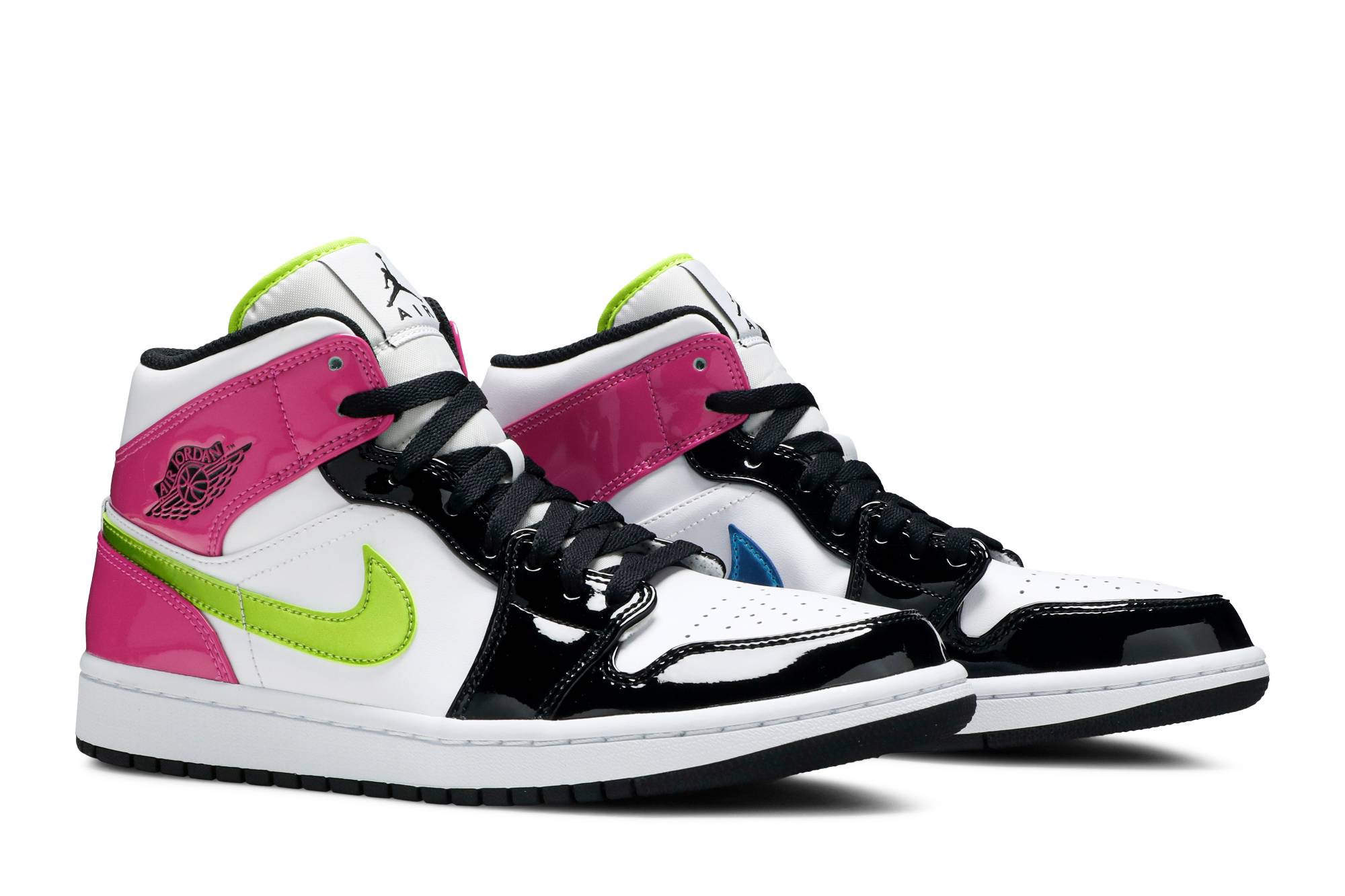 white cyber active fuchsia jordan 1