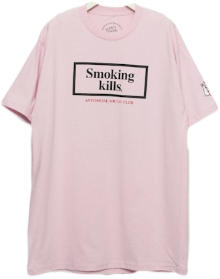 Anti Social Social Club X Fr2 Tee Pink Novelship Anti Social Social Club X Fr2 Tee Pink Novelship