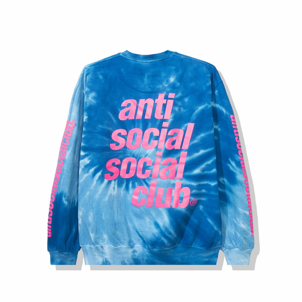 anti social social club tie dye shirt
