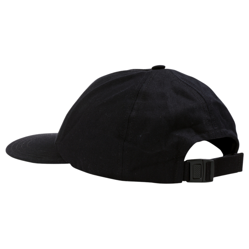 White Skulls Graphic Print Hat Black 