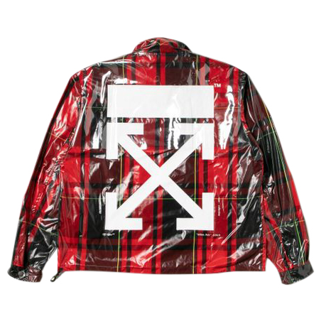 off white green anorak jacket