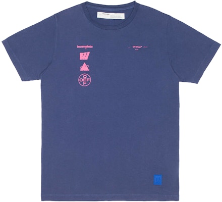 Off White Mariana De Silva T Shirt Blue Multicolor Novelship