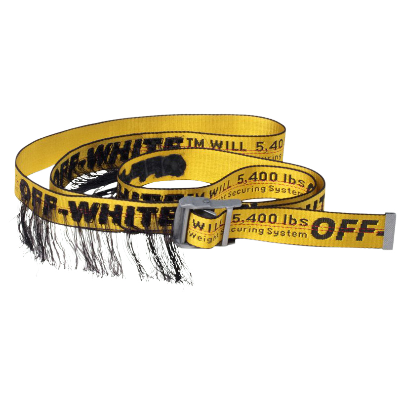 off white artisan industrial belt